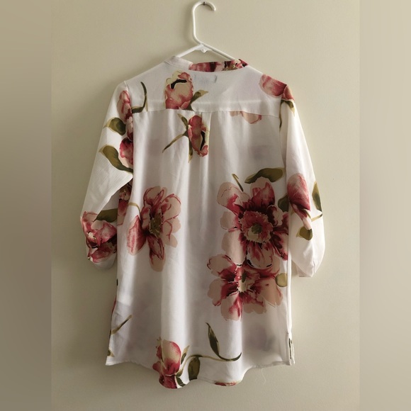 INC International Concepts Women’s Floral Top Blouse - Picture 2 of 5